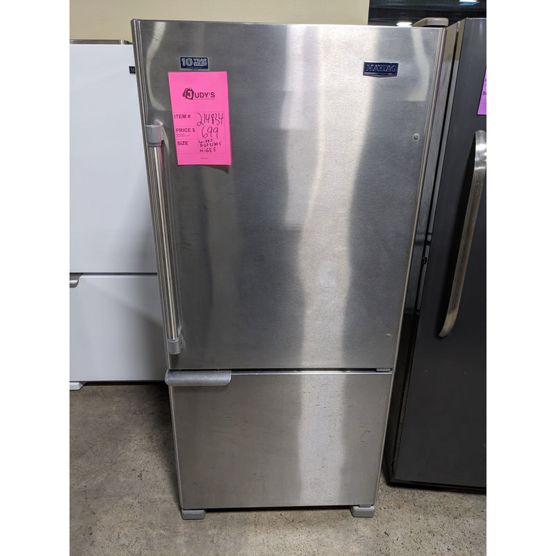 Load image into Gallery viewer, 214834-Stainless-Maytag-BM-Refrigerator