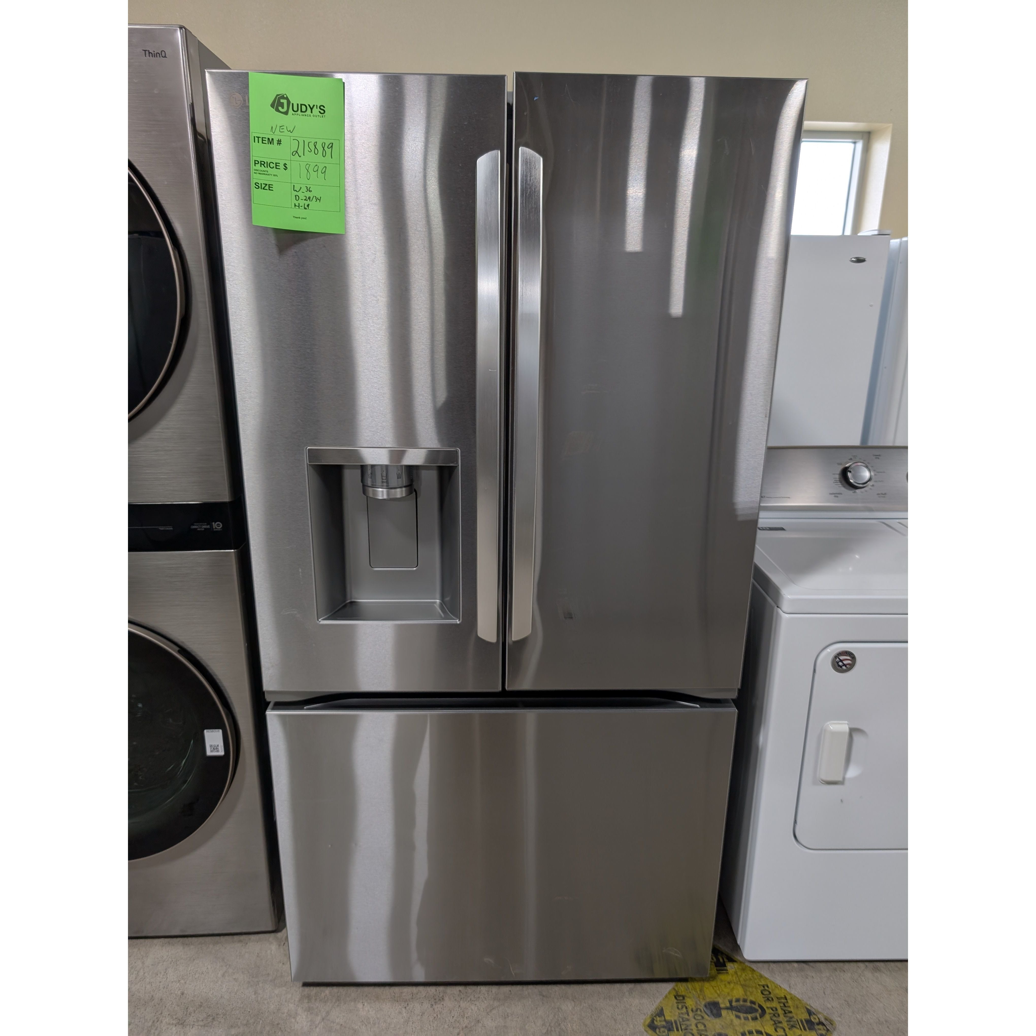 215889-NEW-Stainless-LG-3D-Refrigerator – Judy's Appliance Outlet