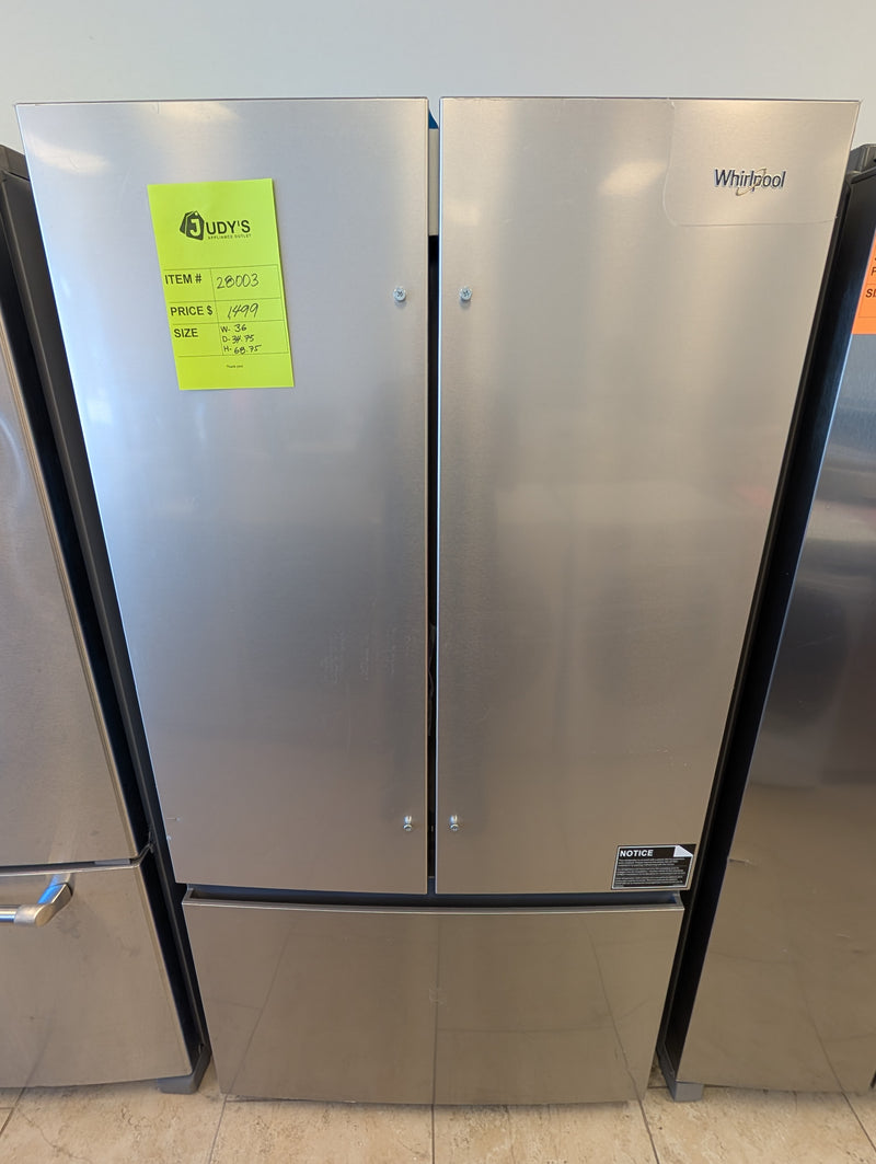 Load image into Gallery viewer, New Whirlpool WRFF3136SZ Stainless 3D Refrigerator