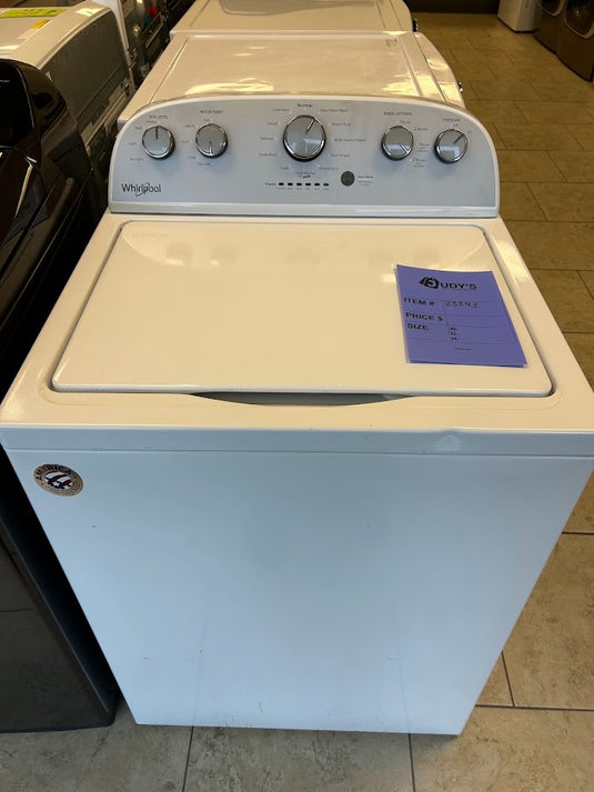 Lightly Used Whirlpool WTW5000DW3 White TOP LOAD Washer