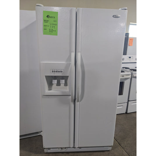 214753-White-Whirlpool-SXS-Refrigerator