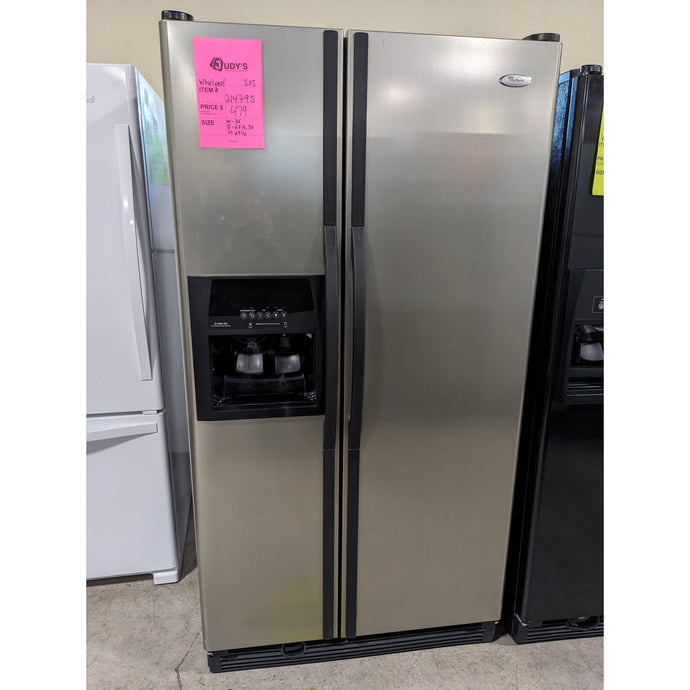 214795-Stainless-Whirlpool-SXS-Refrigerator