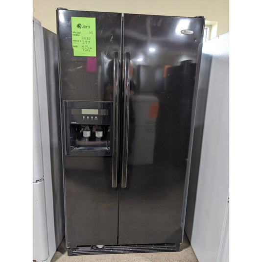 214810-Black-Whirlpool-SXS-Refrigerator