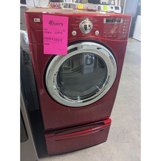 213546-Red-LG-FRONT LOAD-Dryer