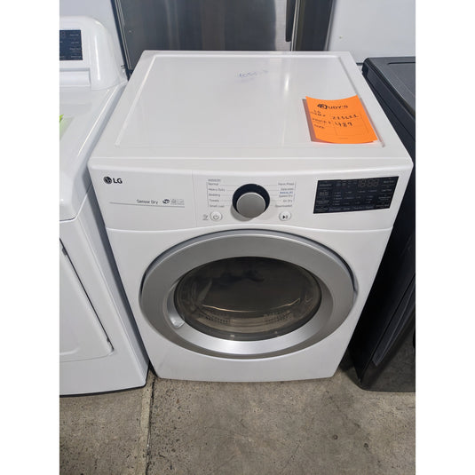 213621-White-LG-FRONT LOAD-Dryer