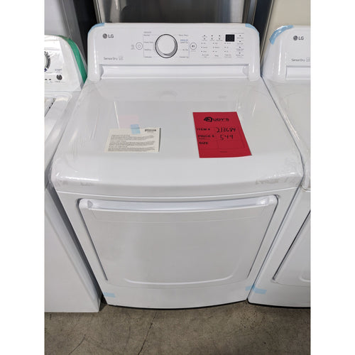 213684-White-LG-FRONT LOAD-Dryer