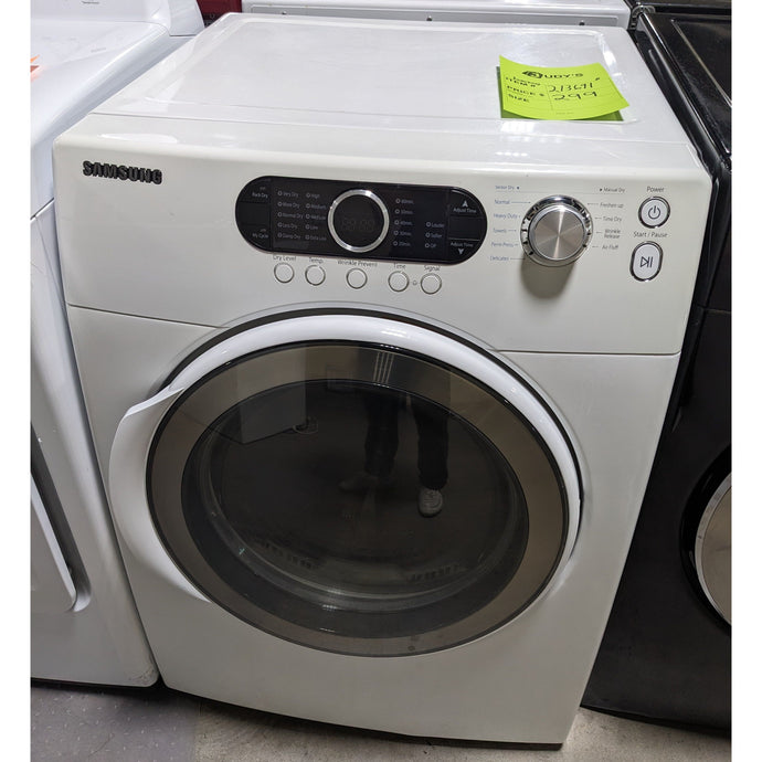 213691-White-Samsung-FRONT LOAD-Dryer