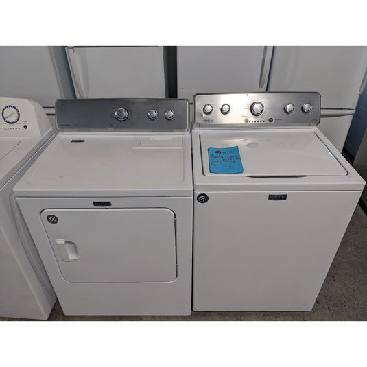 213781-White-Maytag-TOP LOAD-Laundry Set