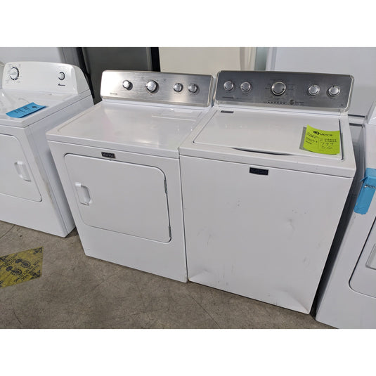 213829-White-Maytag-TOP LOAD-Laundry Set