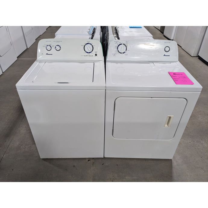 213758-White-Amana-TOP LOAD-Laundry Set