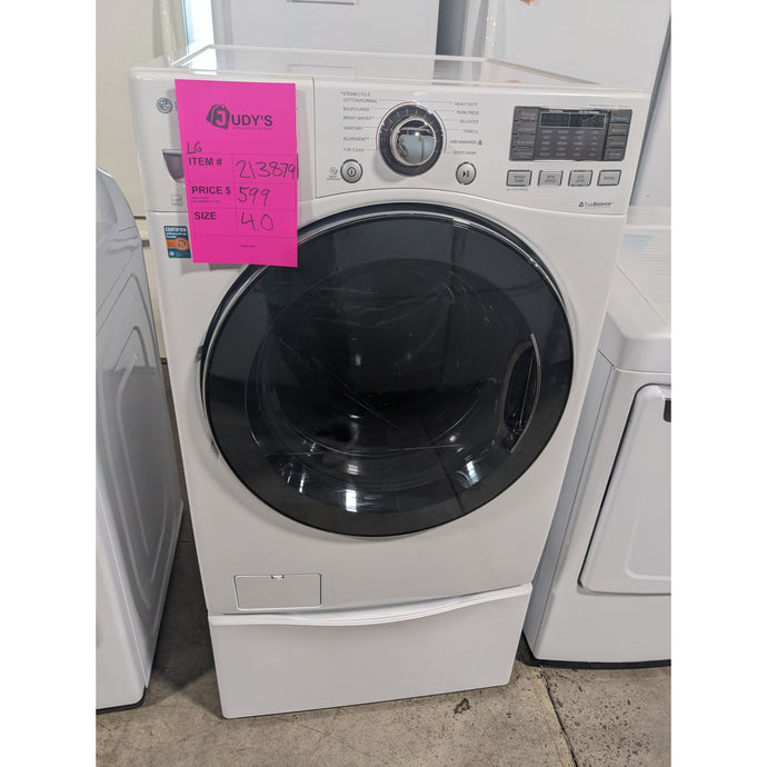 213879-White-LG-FRONT LOAD-Washer