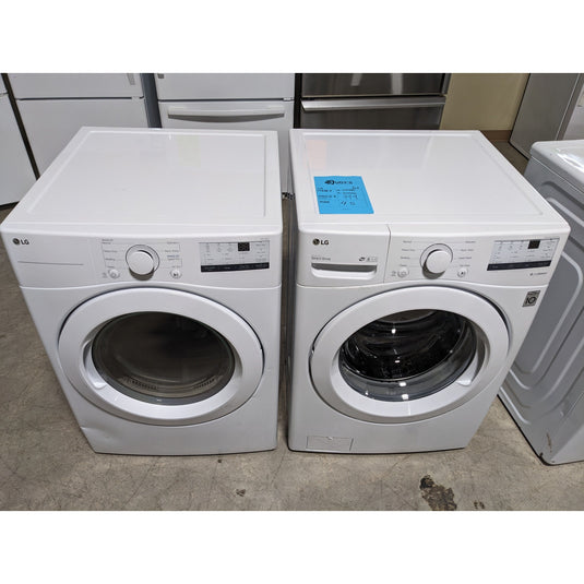 213985-White-LG-FRONT LOAD-Laundry Set