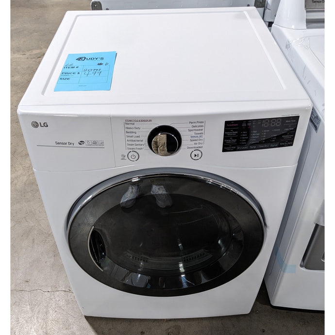 213993-White-LG-FRONT LOAD-Dryer