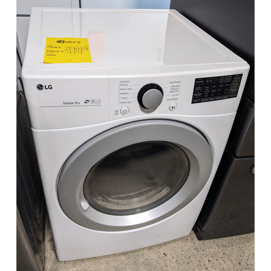 214024-White-LG-FRONT LOAD-Dryer