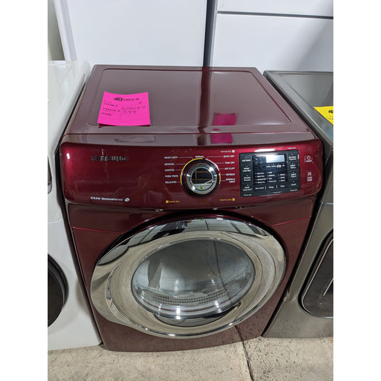 214079-Red-Samsung-FRONT LOAD-Dryer