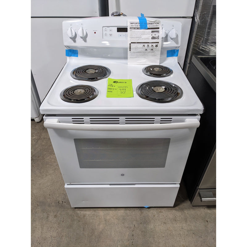 Load image into Gallery viewer, 214095-NEW-White-GE-Coil Top-Freestanding Range
