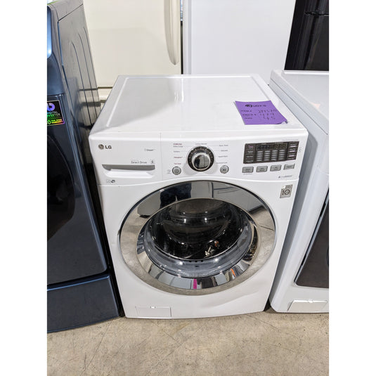 214370-White-LG-FRONT LOAD-Washer