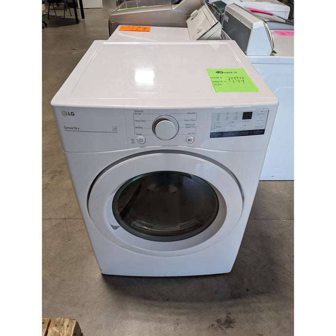 214432-White-LG-ELECTRIC-Dryer