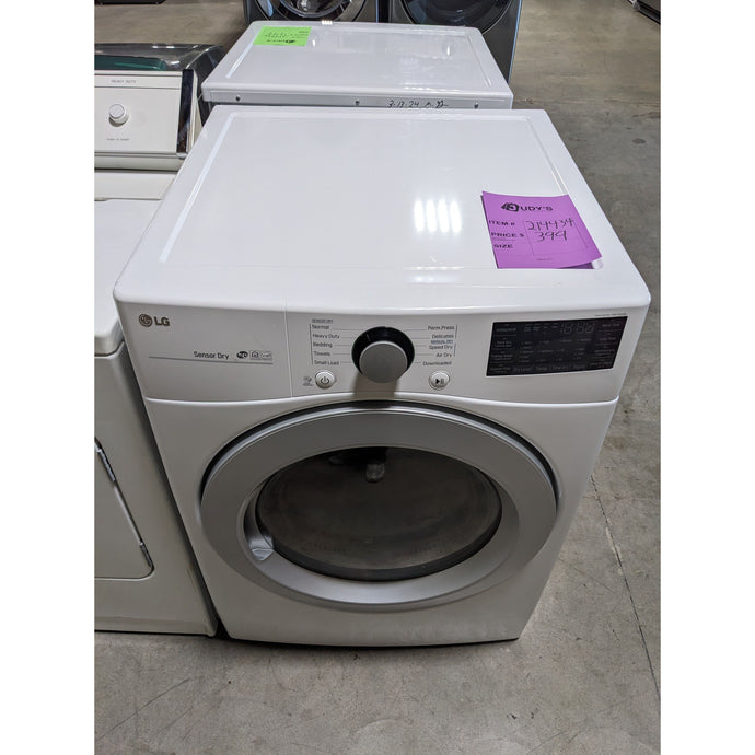 214434-White-LG-ELECTRIC-Dryer