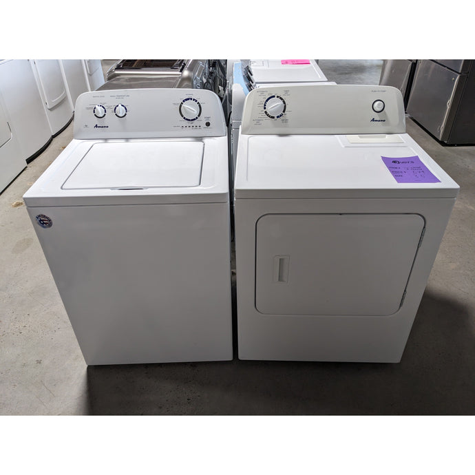 214400-White-Amana-TOP LOAD-Laundry Set