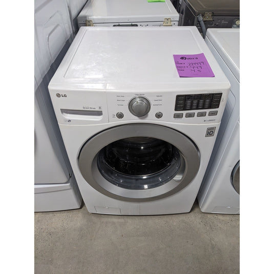 214499-White-LG-FRONT LOAD-Washer