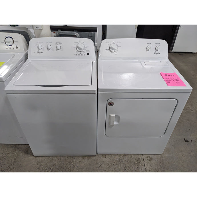 214608-White-Whirlpool-TOP LOAD-Laundry Set