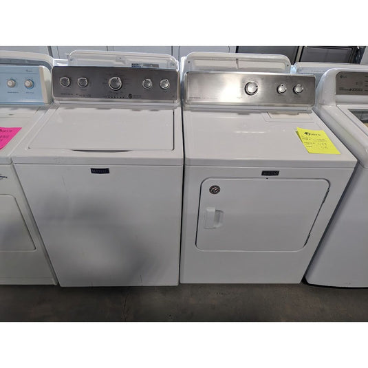 214663-White-Maytag-TOP LOAD-Laundry Set