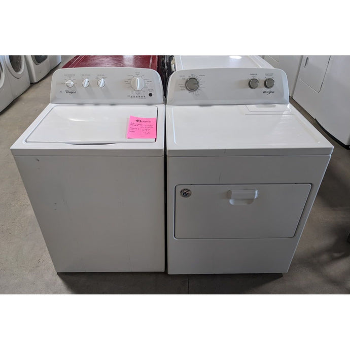 214664-White-Whirlpool-TOP LOAD-Laundry Set