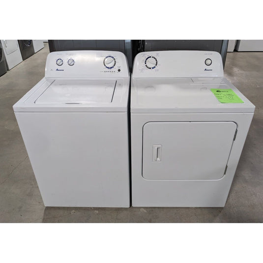 214665-White-Amana-TOP LOAD-Laundry Set