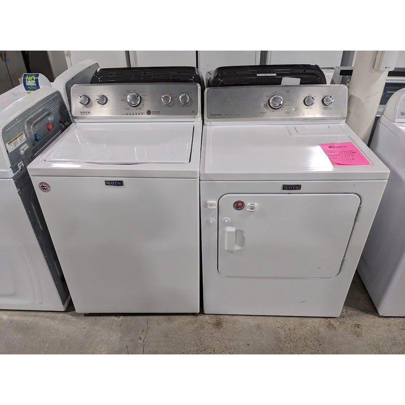 Load image into Gallery viewer, 214656-White-Maytag-TOP LOAD-Laundry Set
