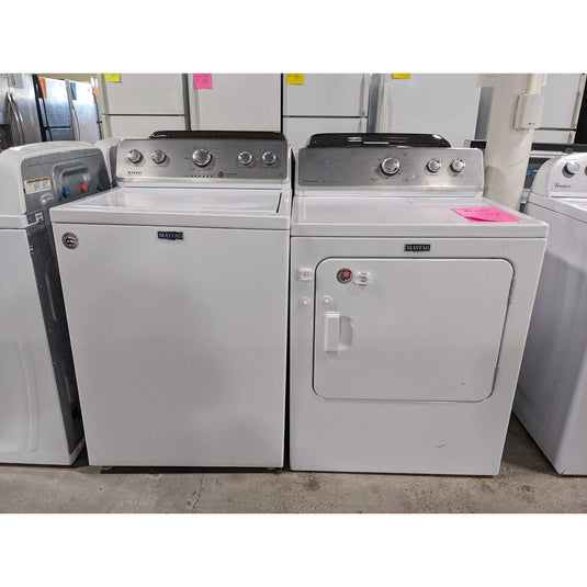 214656-White-Maytag-TOP LOAD-Laundry Set