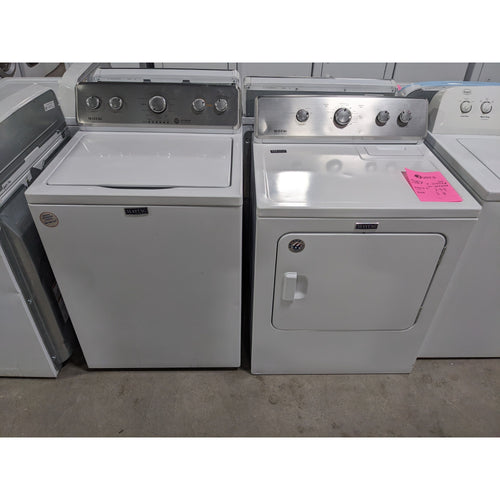 214637-White-Maytag-TOP LOAD-Laundry Set