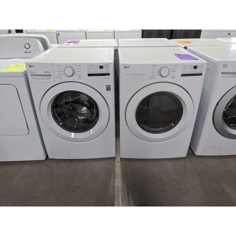 Load image into Gallery viewer, 214712-White-LG-FRONT LOAD-Laundry Set
