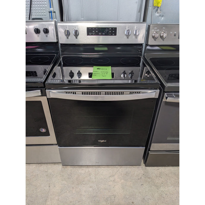 214686-Stainless-Whirlpool-Glass Top-Freestanding Range