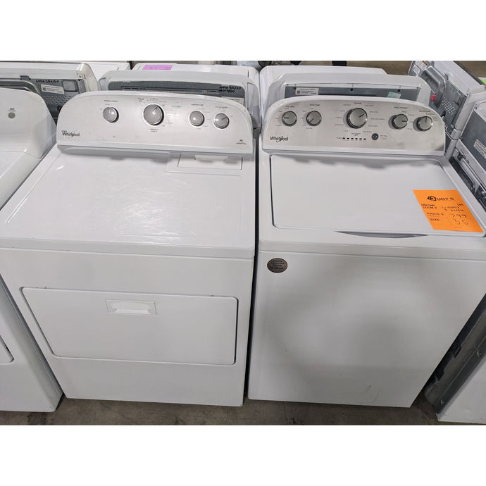 214762-White-Whirlpool-TOP LOAD-Laundry Set