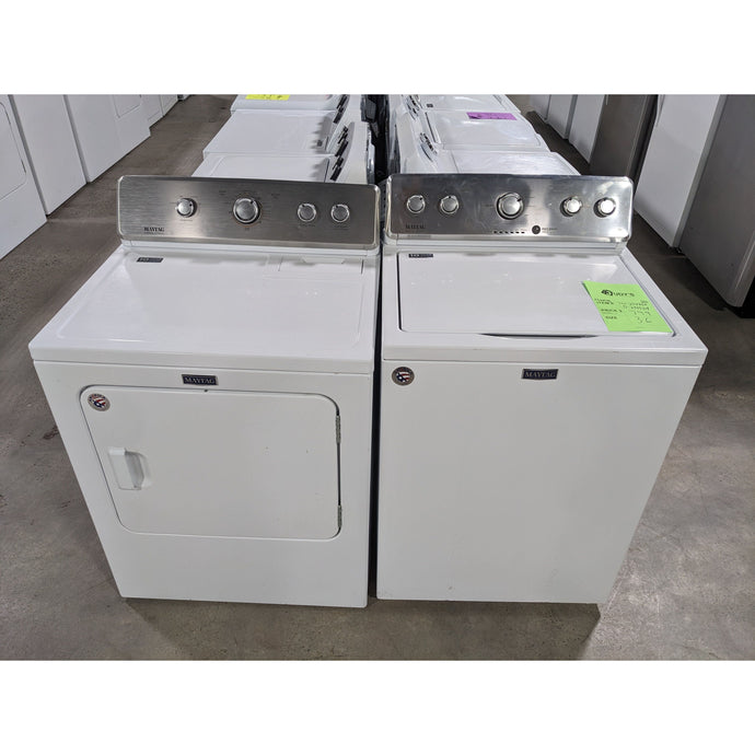 214760-White-Maytag-TOP LOAD-Laundry Set