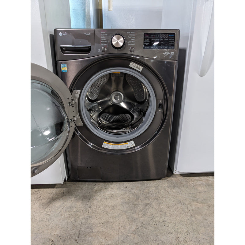 Load image into Gallery viewer, 214788-Black-LG-FRONT LOAD-Washer
