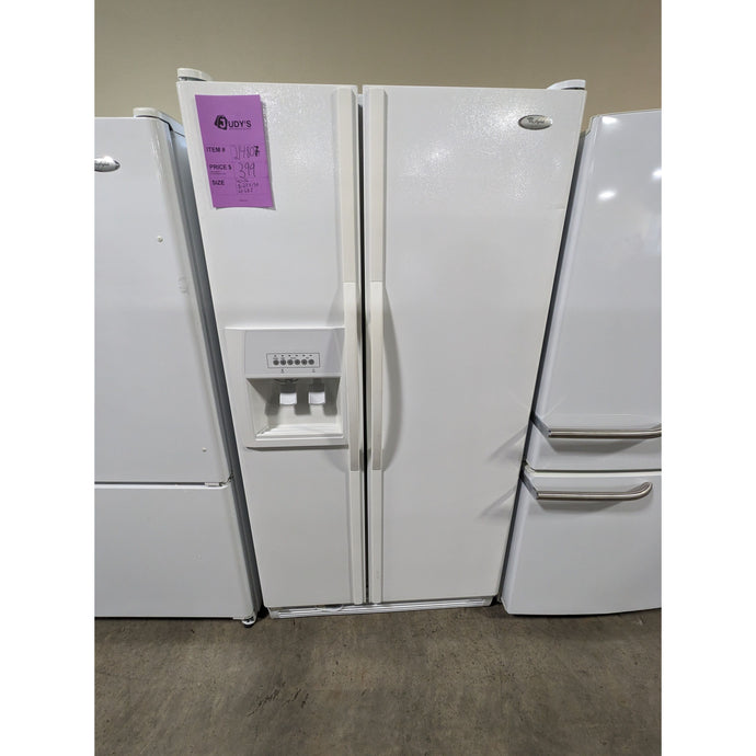 214807-White-Whirlpool-SXS-Refrigerator