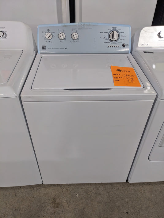 214824-White-Kenmore-TOP LOAD-Washer