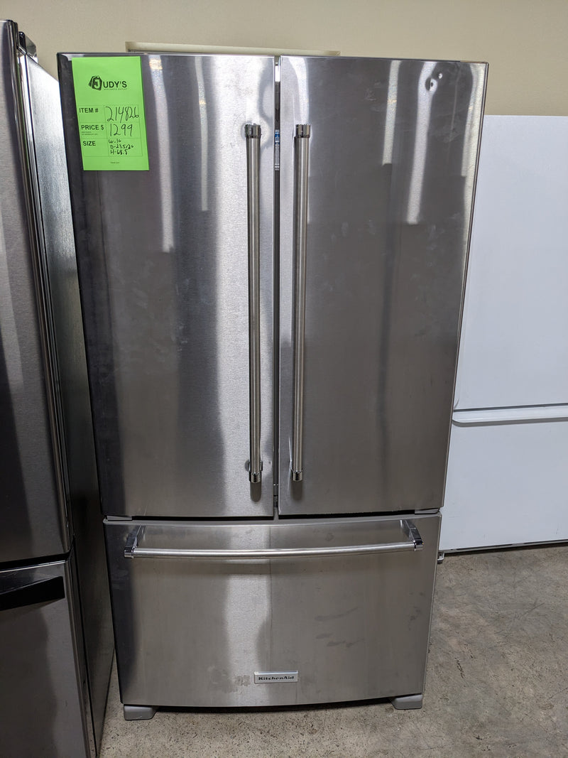 Load image into Gallery viewer, 214826-Stainless-KitchenAid-3D-Refrigerator
