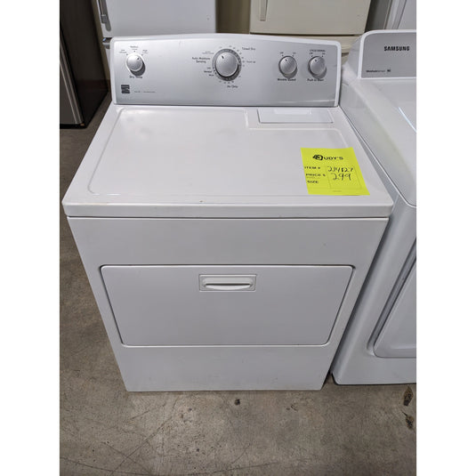 214827-White-Kenmore-ELECTRIC-Dryer