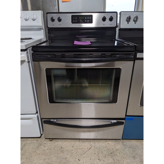 244597-Stainless-Frigidaire-Glass Top-Freestanding Range