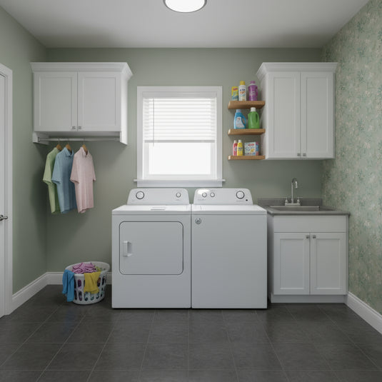 22166-White-Amana-TOP LOAD-Laundry Set