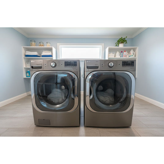 22301-Gray-LG-FRONT LOAD-Laundry Set