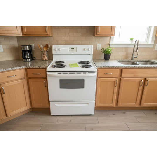 22307-White-Kenmore-Coil Top-Freestanding Range
