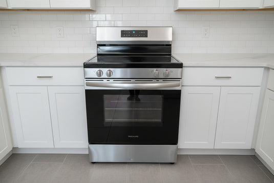 22313-Stainless-Frigidaire-Glass Top-Freestanding Range