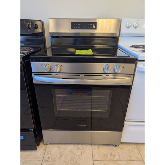 22450-Stainless-Frigidaire-Glass Top-Freestanding Range