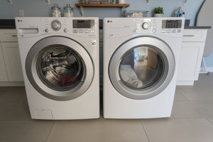 214708-White-LG-FRONT LOAD-Laundry Set