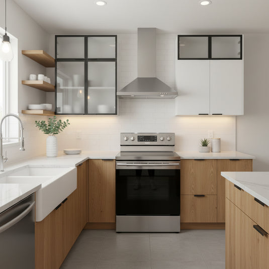 22650-Stainless-Samsung-Glass Top-Freestanding Range