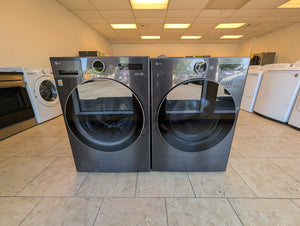 22667-Black-LG-FRONT LOAD-Laundry Set